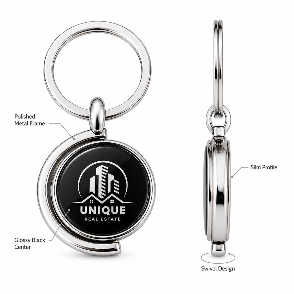 Orbit Spin Custom Keychain | Bulk Corporate Keychains Pakistan