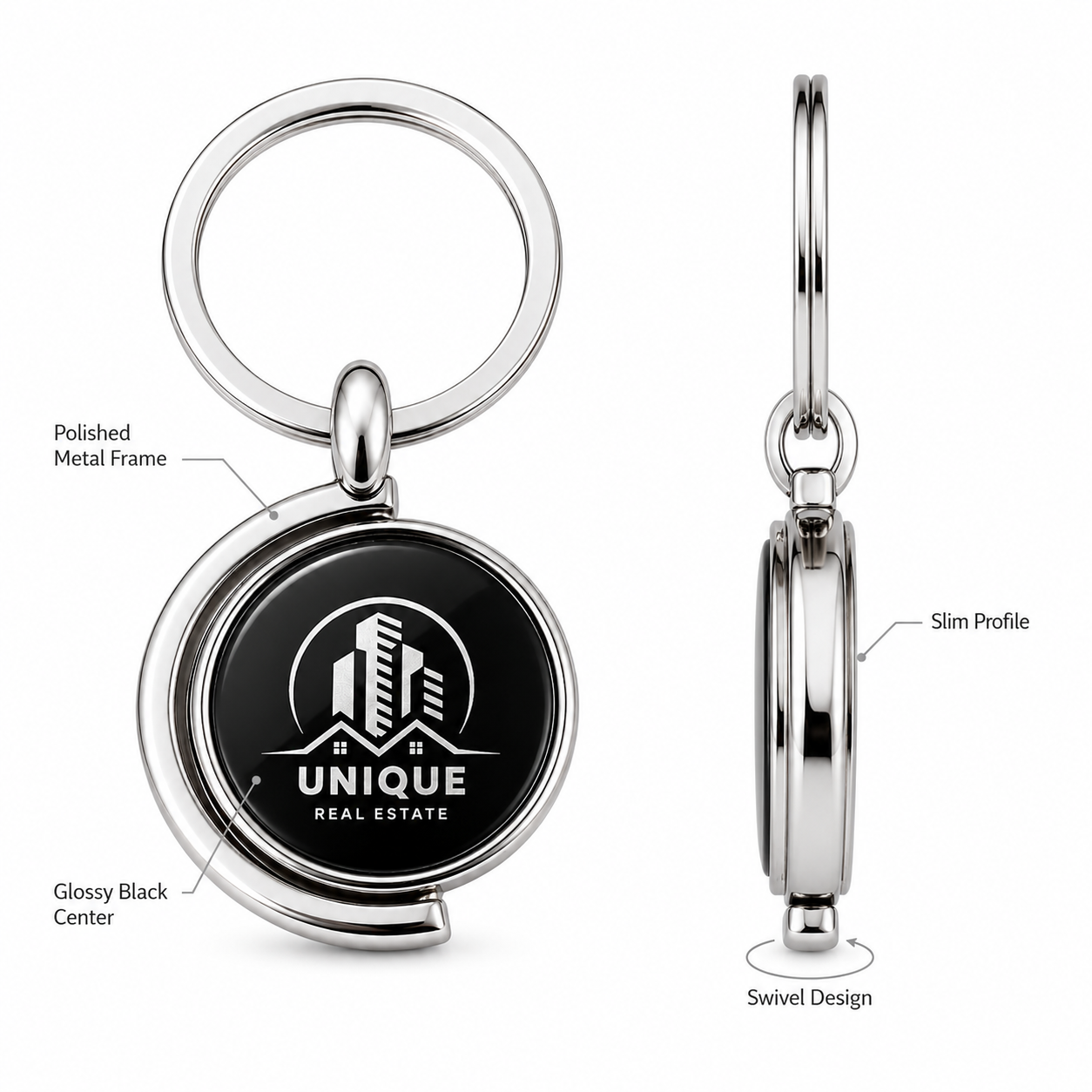 Orbit Spin Custom Keychain | Bulk Corporate Keychains Pakistan