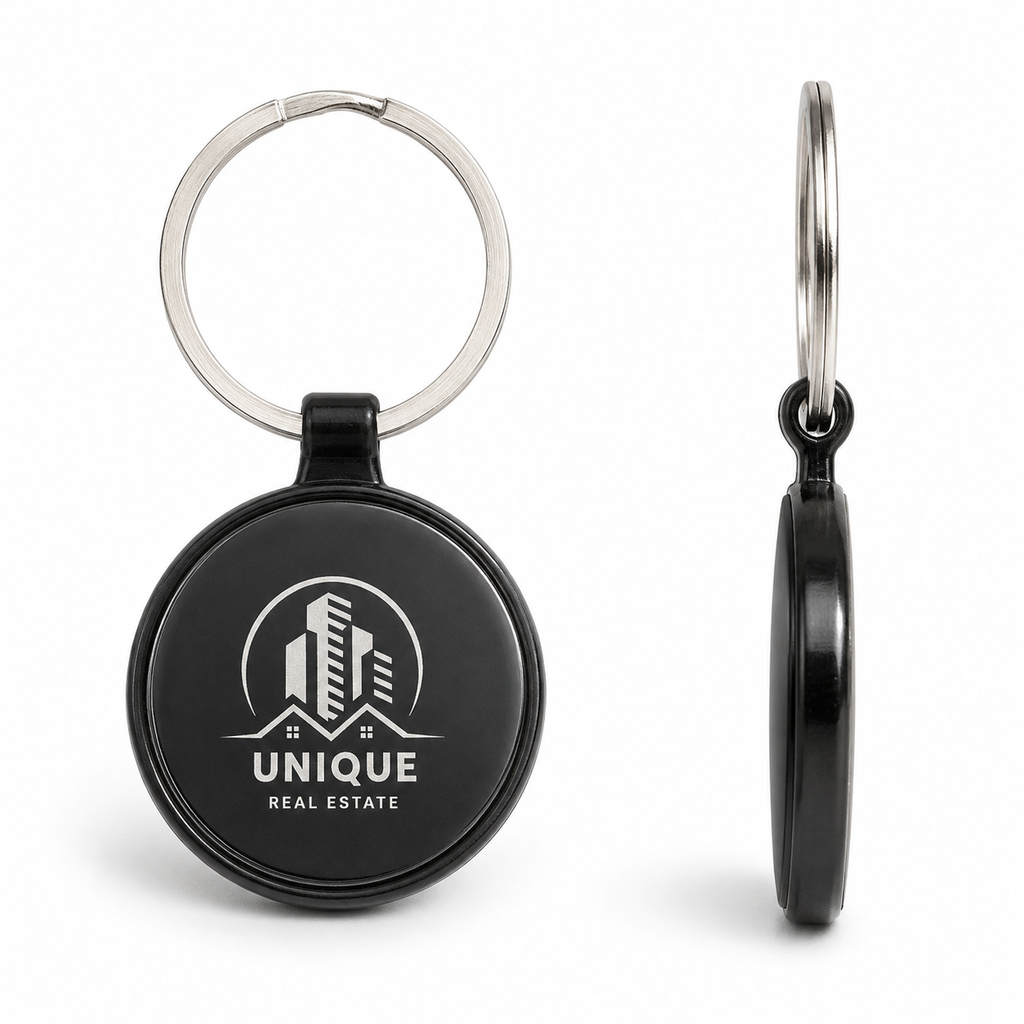 Onyx Disc Custom Keychain | Bulk Corporate Keychains Pakistan