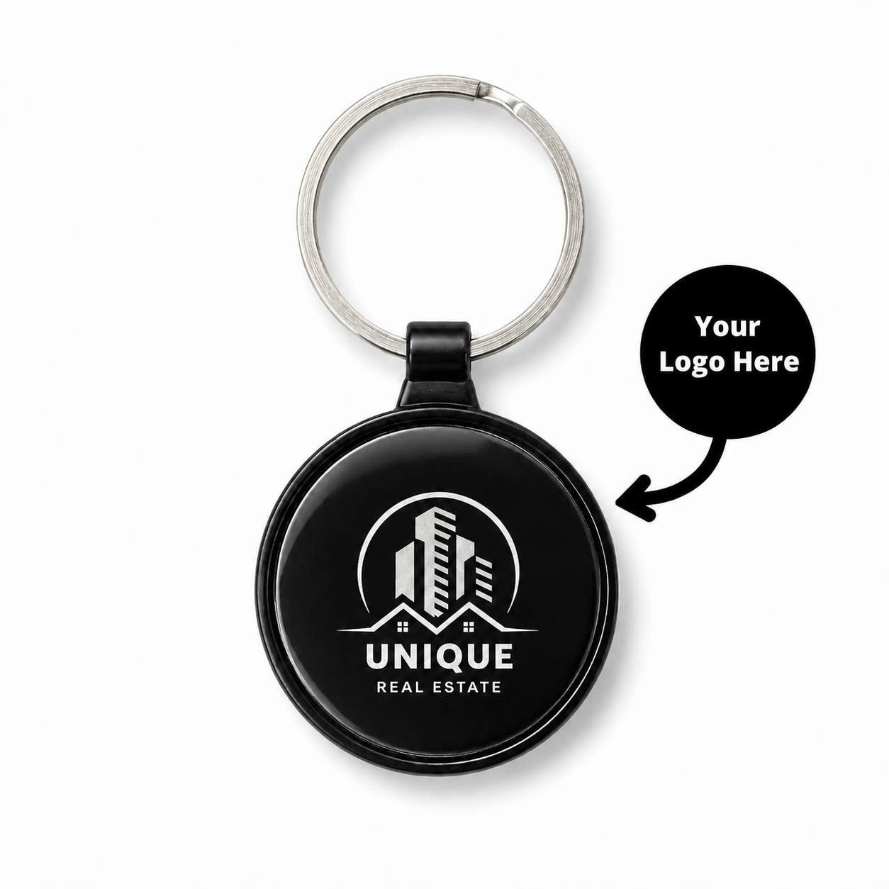 Onyx Disc Custom Keychain | Bulk Corporate Keychains Pakistan