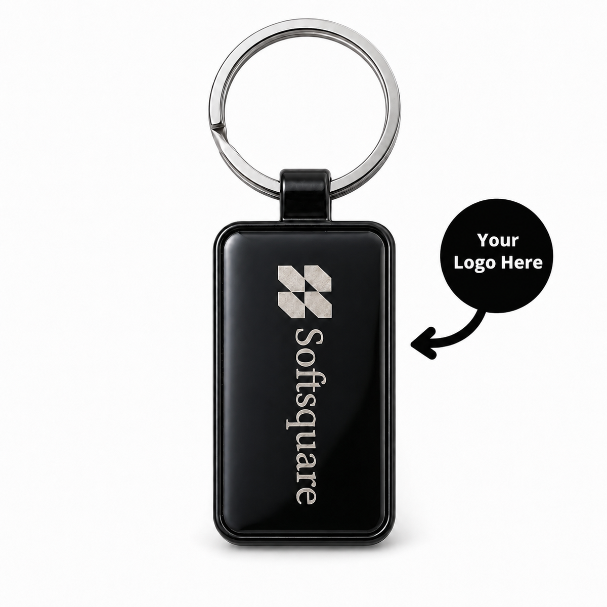 Noir Block Custom Keychain | Bulk Corporate Keychains Pakistan
