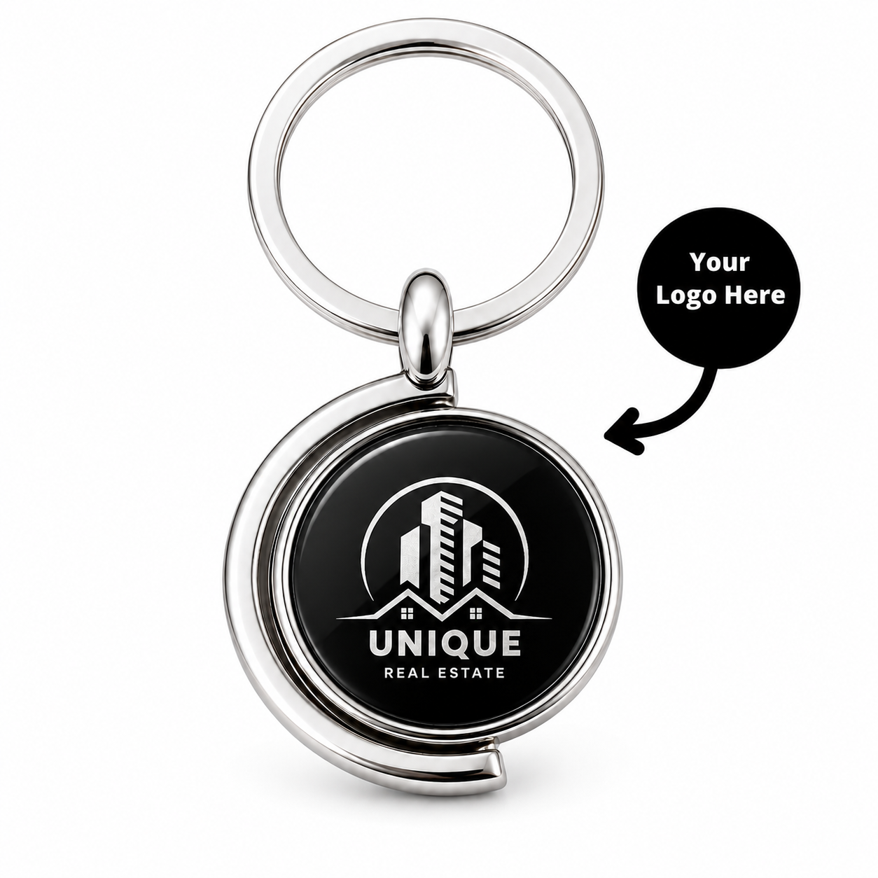 Orbit Spin Custom Keychain | Bulk Corporate Keychains Pakistan